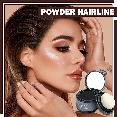 Hairline Powder Instant Hair Root Touch Up Hair Powder, Hair Topper for Women and Men