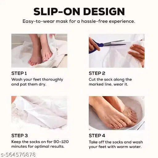 Silky and Exfoliating foot Mask